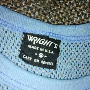 Pale blue punk see through tank